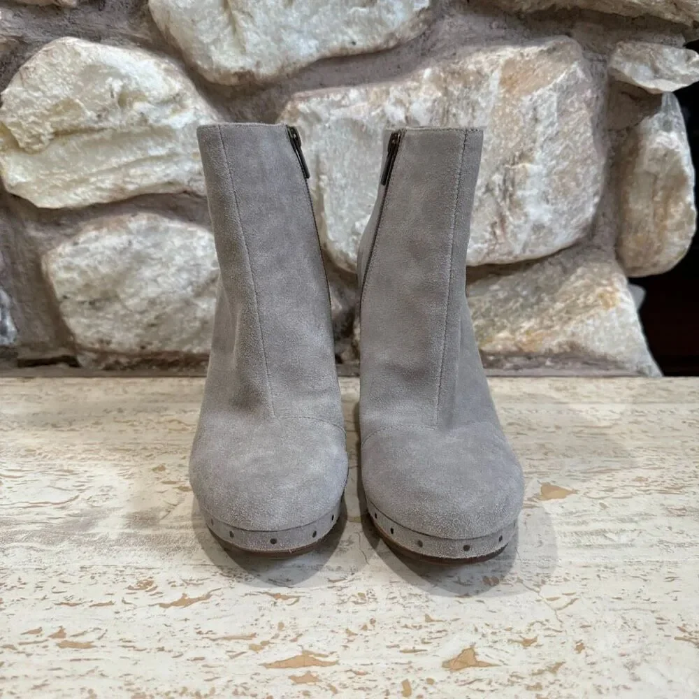 Joie Dewitt ankle boot grey size 9/39 Boho 70s hippie